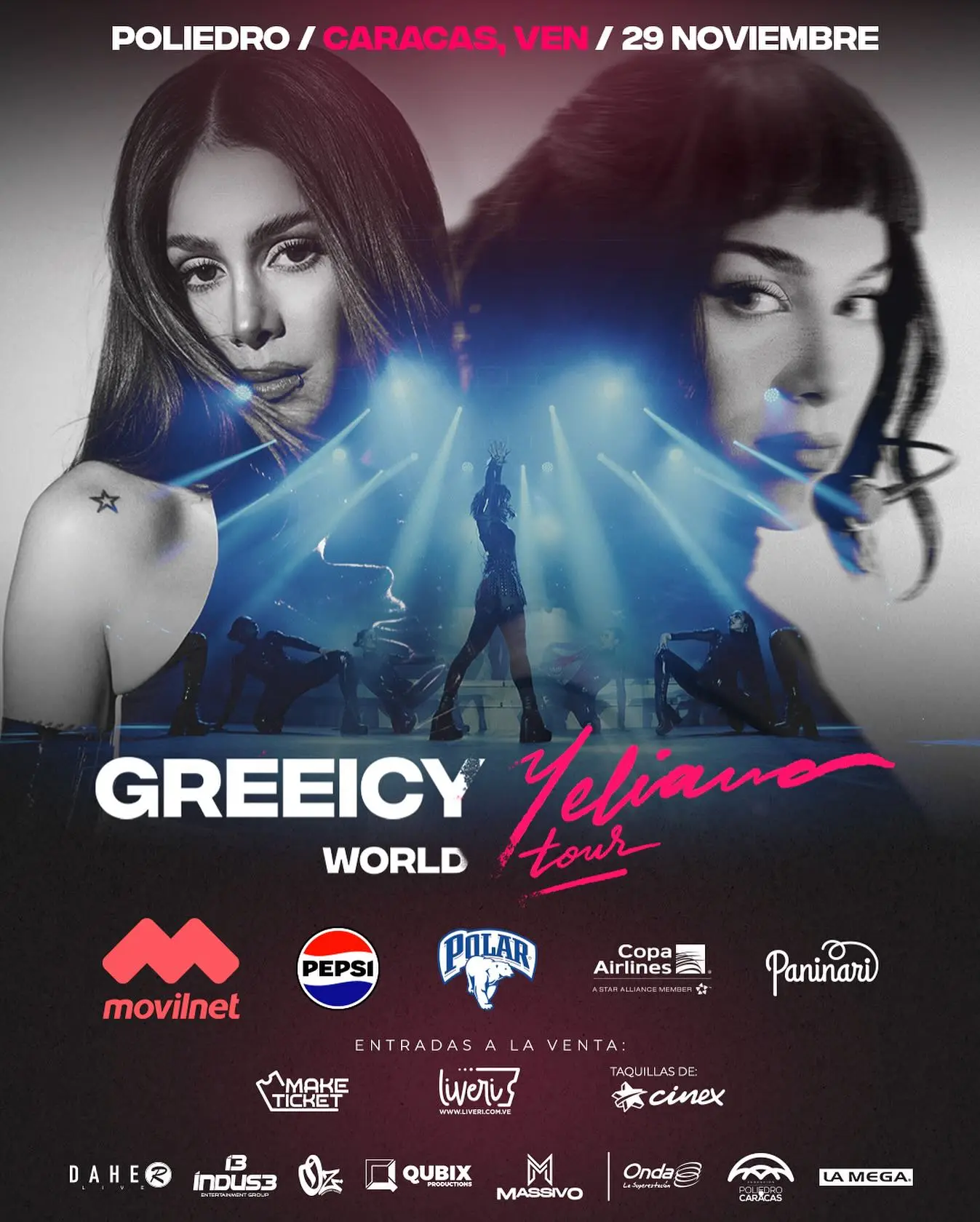 greeicy yeliana tour